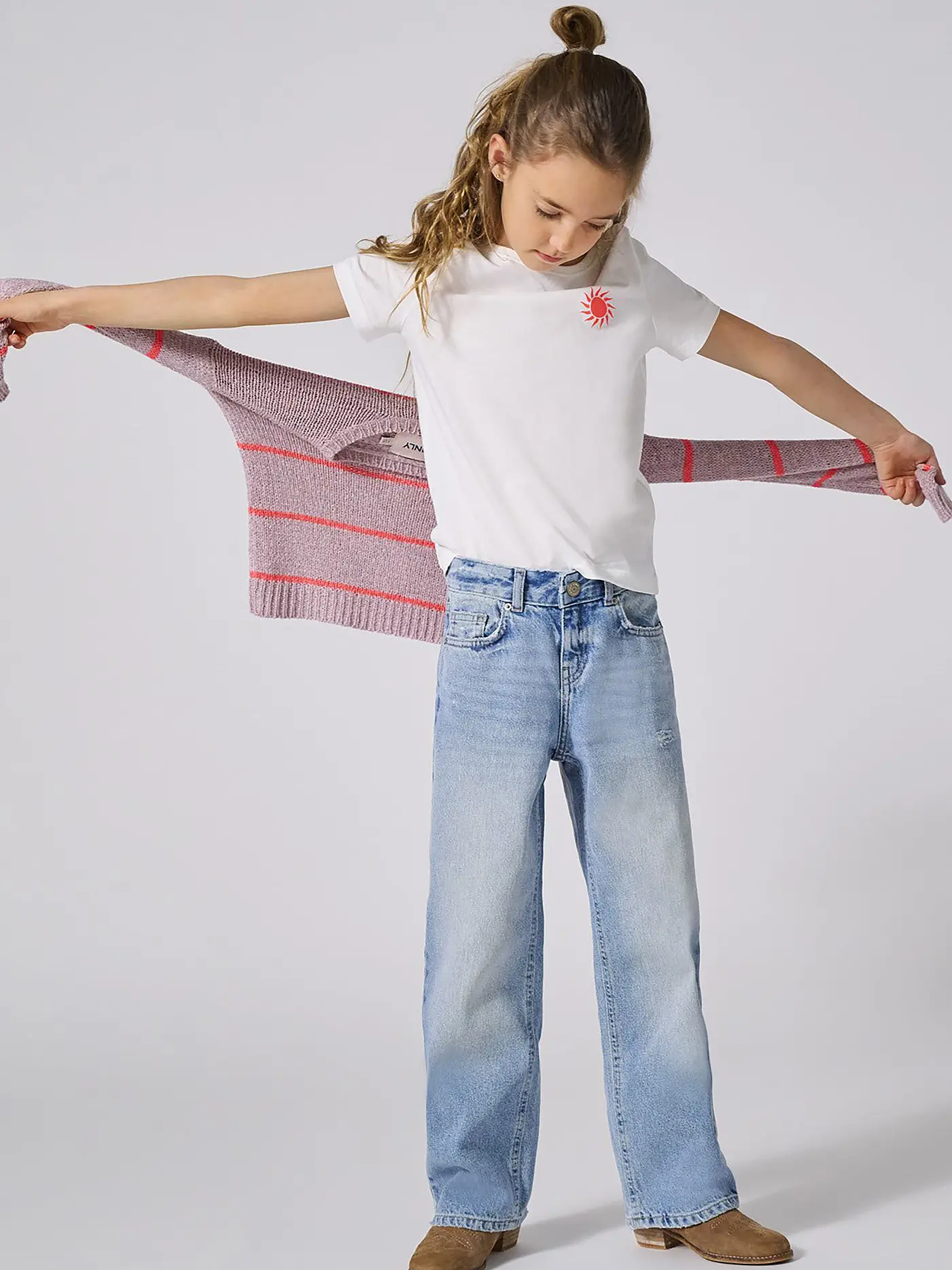 ONLY | Mädchen Jeans Wide Leg KOGELLA | 